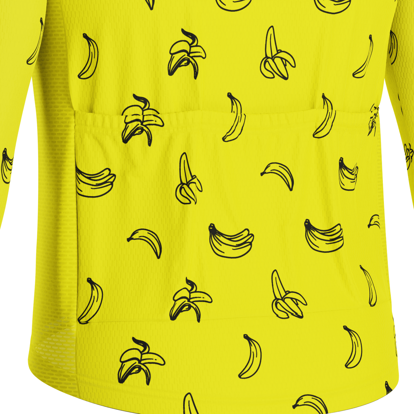 Men's Must Be Bananas Long Sleeve Cycling Jersey
