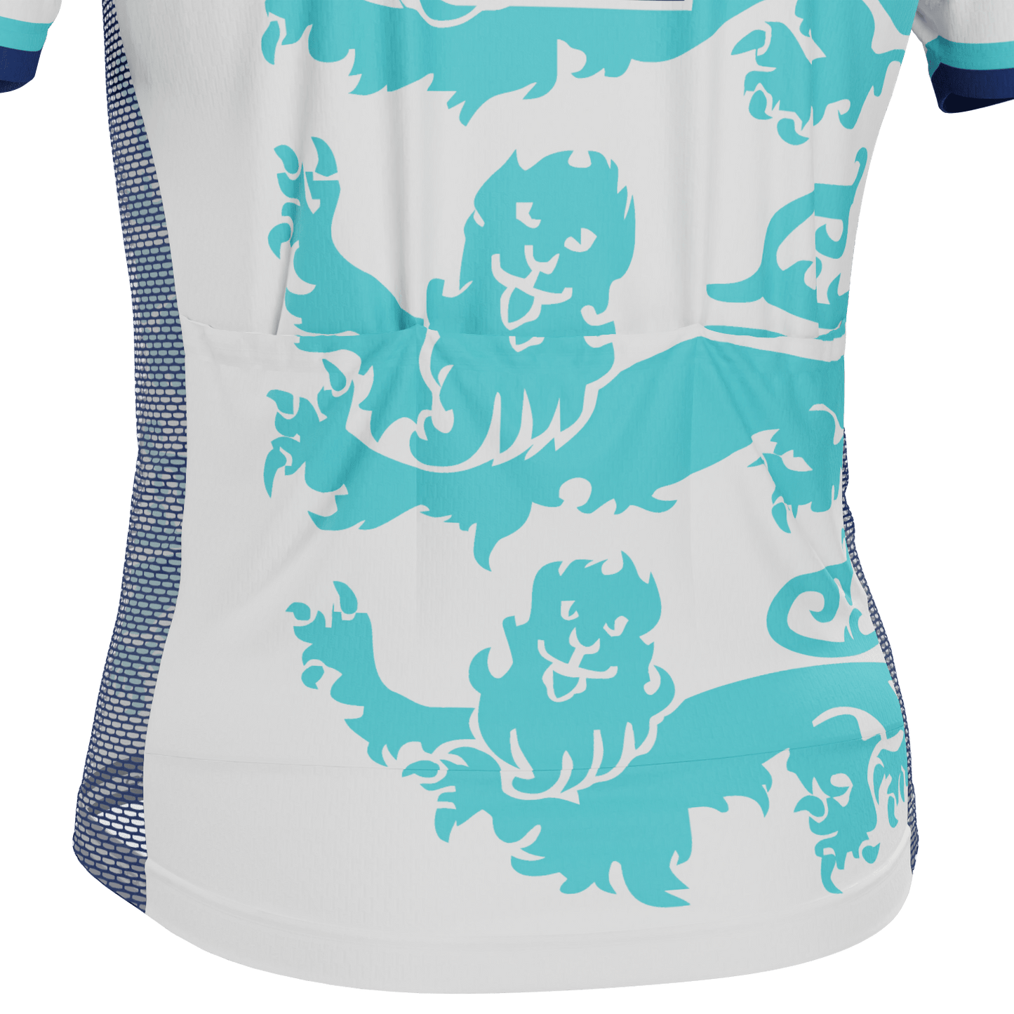 Men's England Soccer Short Sleeve Cycling Jersey