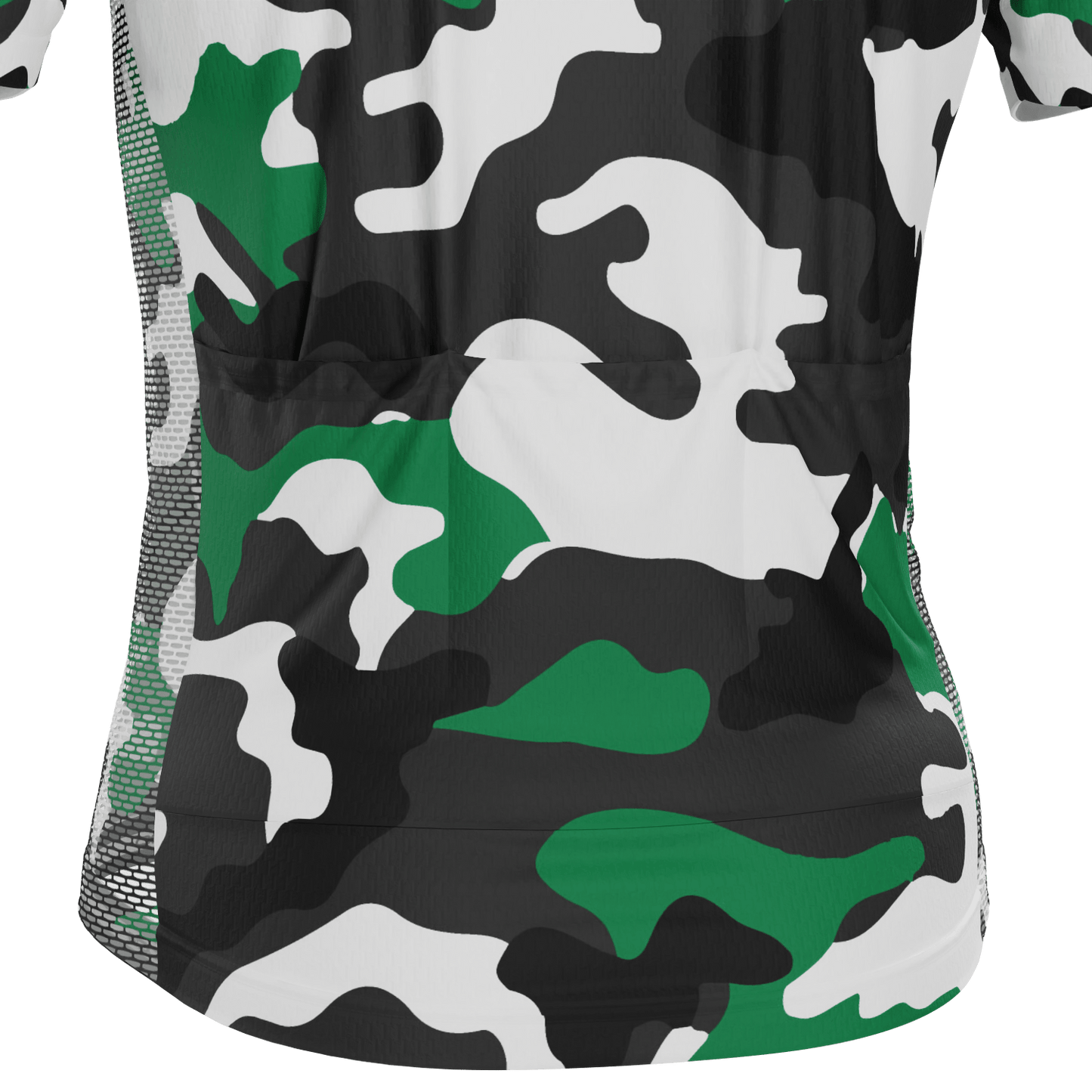 Men's Camouflage Winter Forest Short Sleeve Cycling Jersey