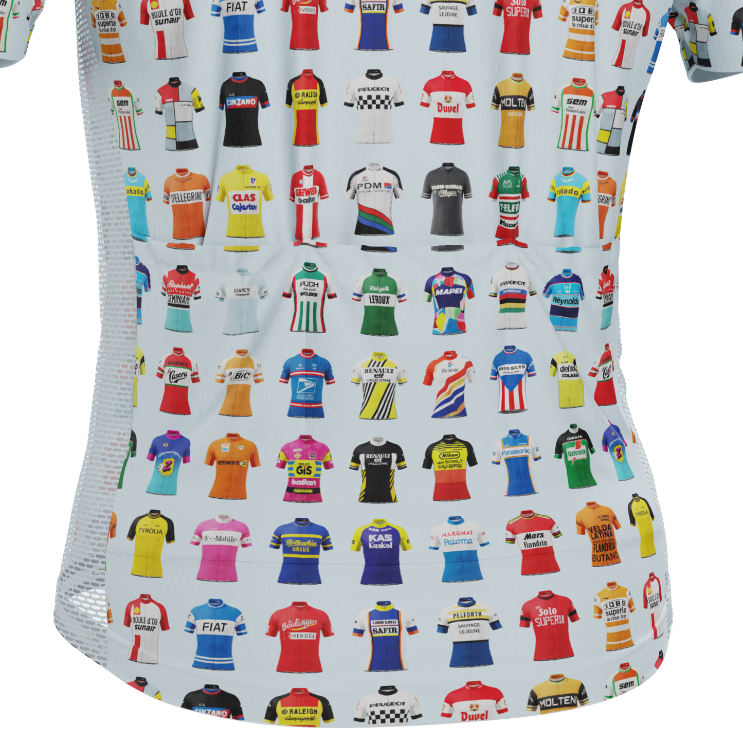 Men's Vintage Cycling Teams Short Sleeve Cycling Jersey