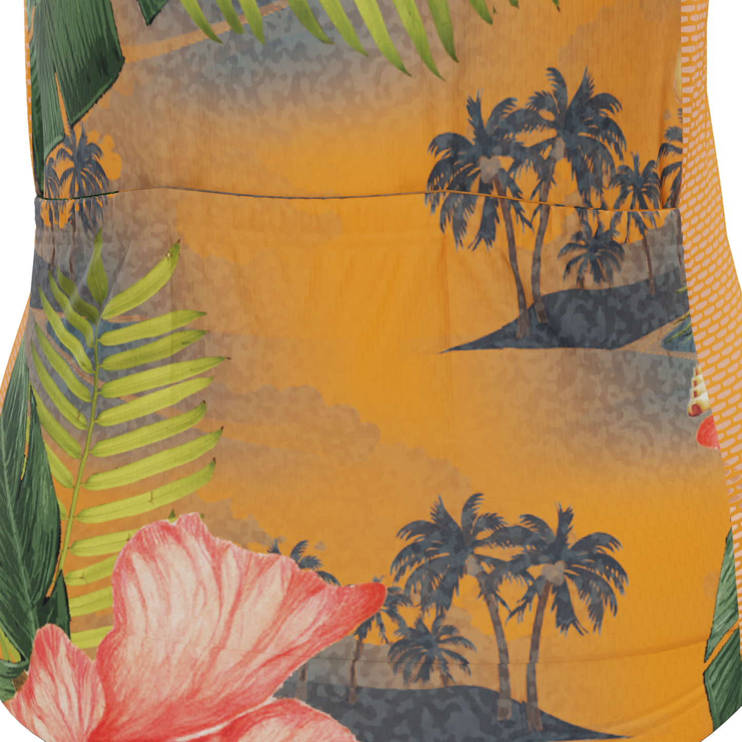 Women's Aloha Flowers Short Sleeve Cycling Jersey