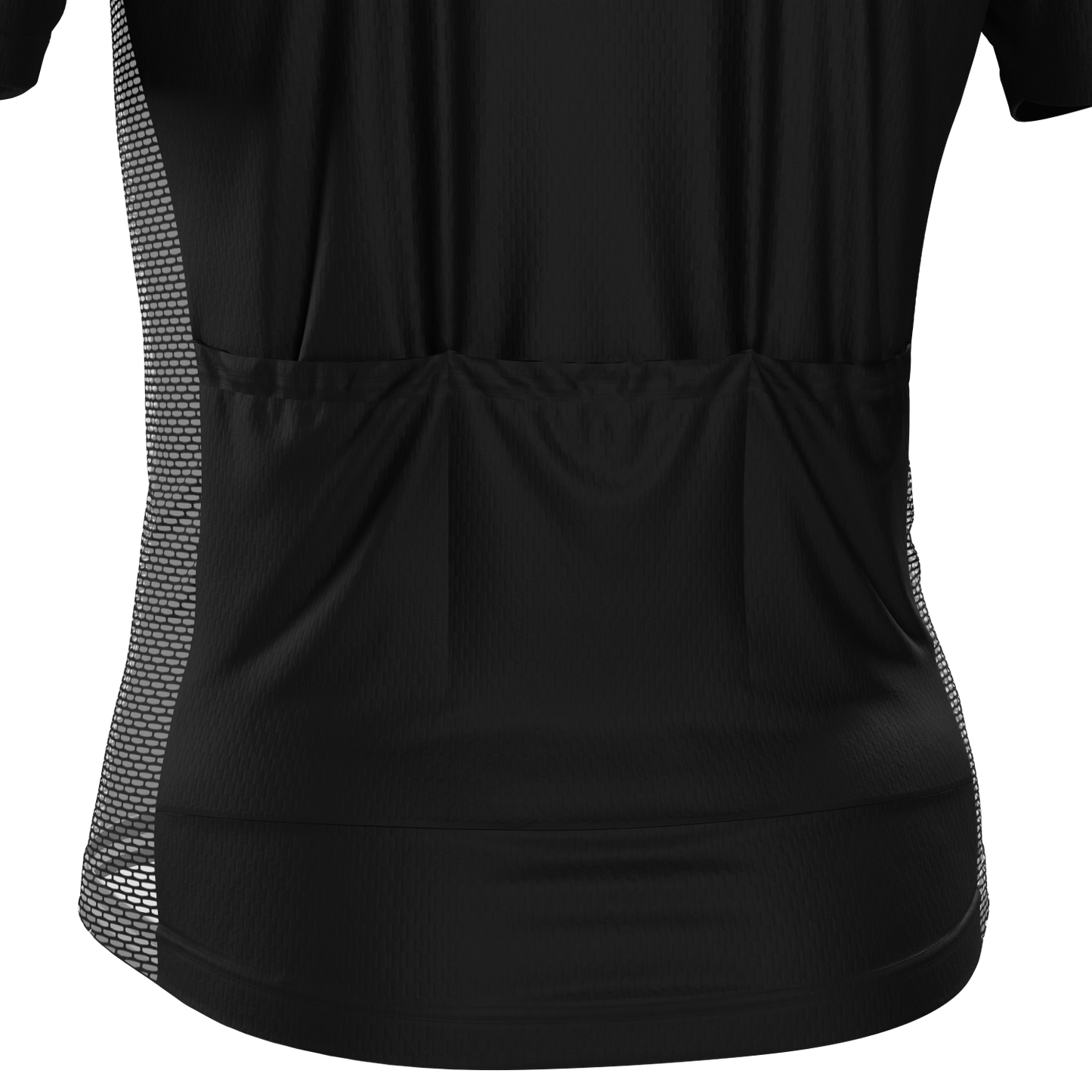 Men's Red & Black Strip Short Sleeve Cycling Jersey