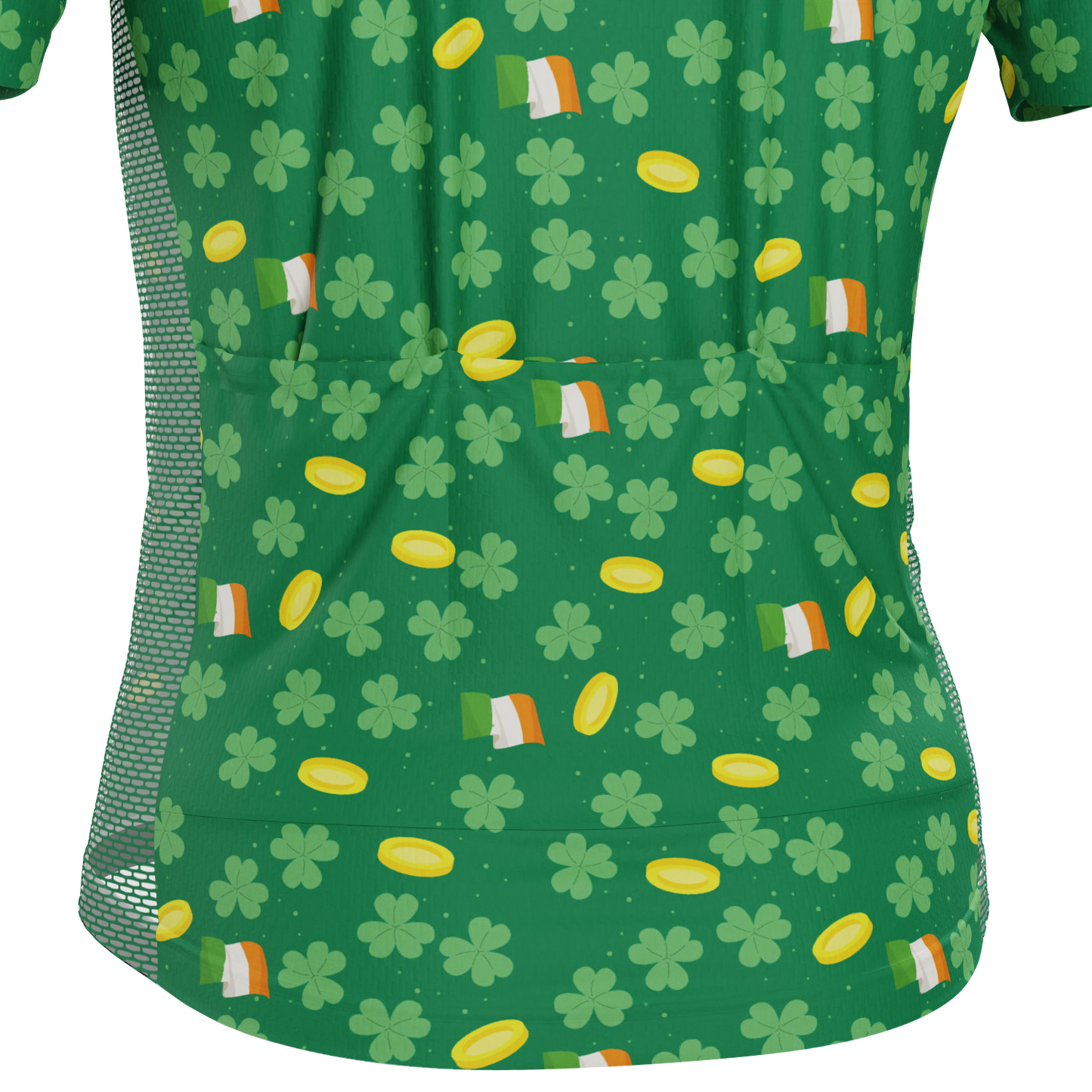 Men's Saint Patrick's Coins Short Sleeve Cycling Jersey