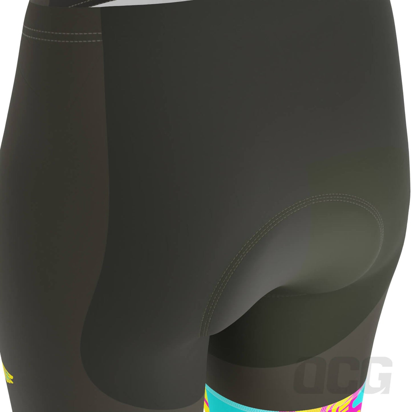 Women's Pedal Pushers Custom Team Design Gel Padded Cycling Shorts