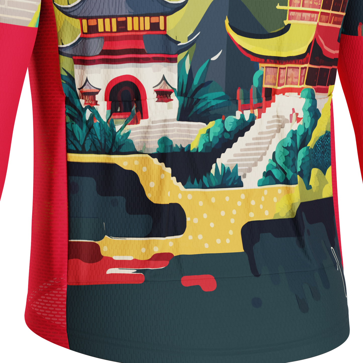 Men's Around The World - Beijing Long Sleeve Cycling Jersey