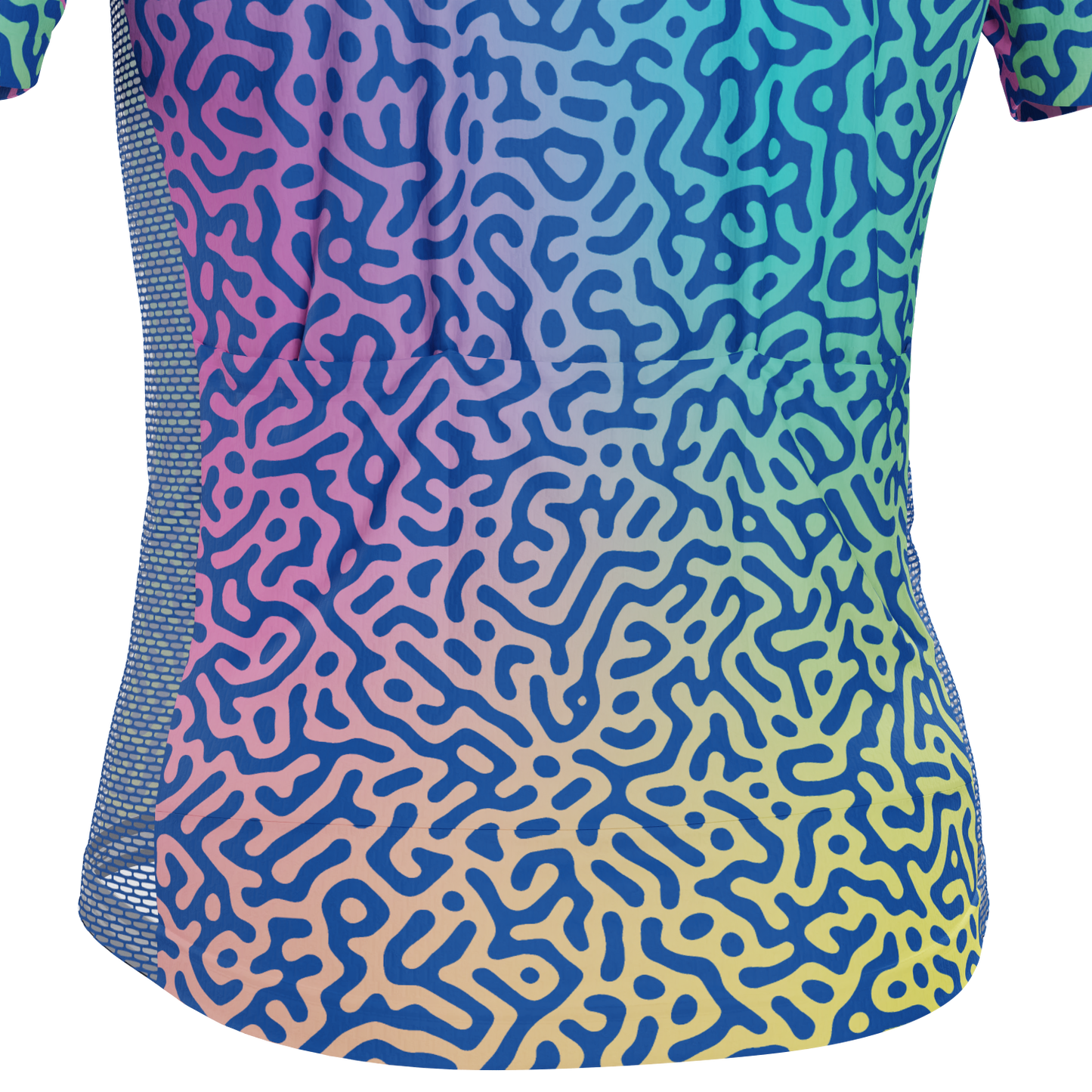 Men's Holographic Organic Lines Short Sleeve Cycling Jersey