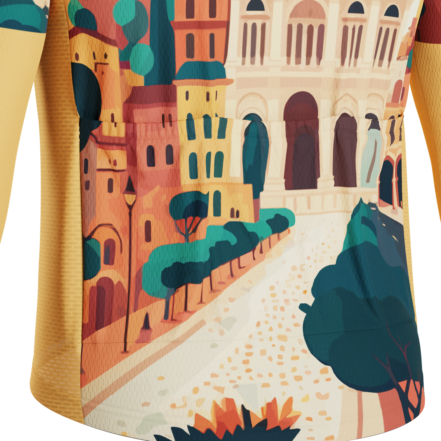 Men's Around The World - Rome Long Sleeve Cycling Jersey