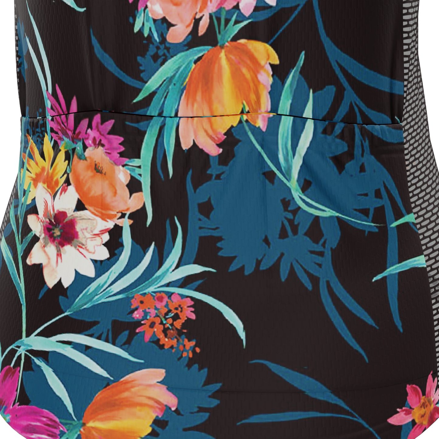 Women's Tropical Bloom Short Sleeve Cycling Jersey