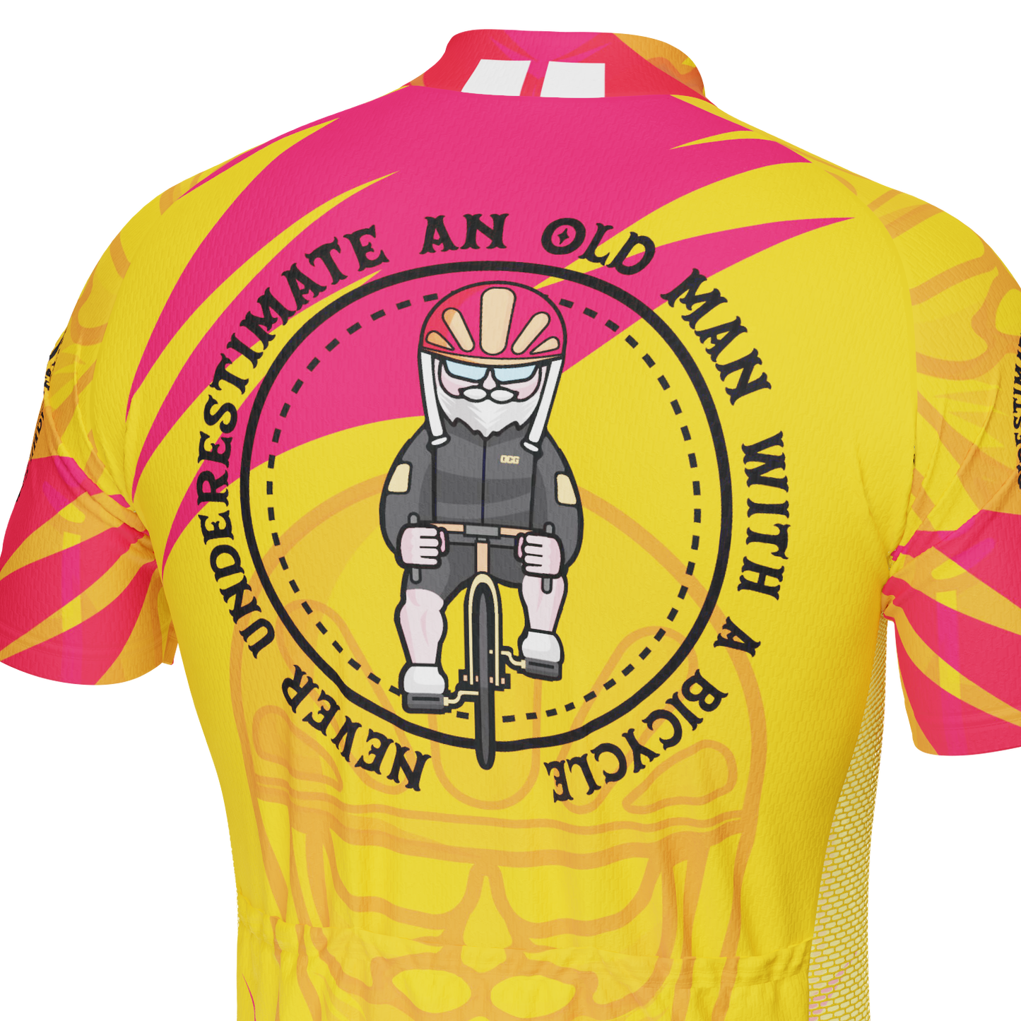 Men's Never Underestimate an Old Man 2 Piece Cycling Kit