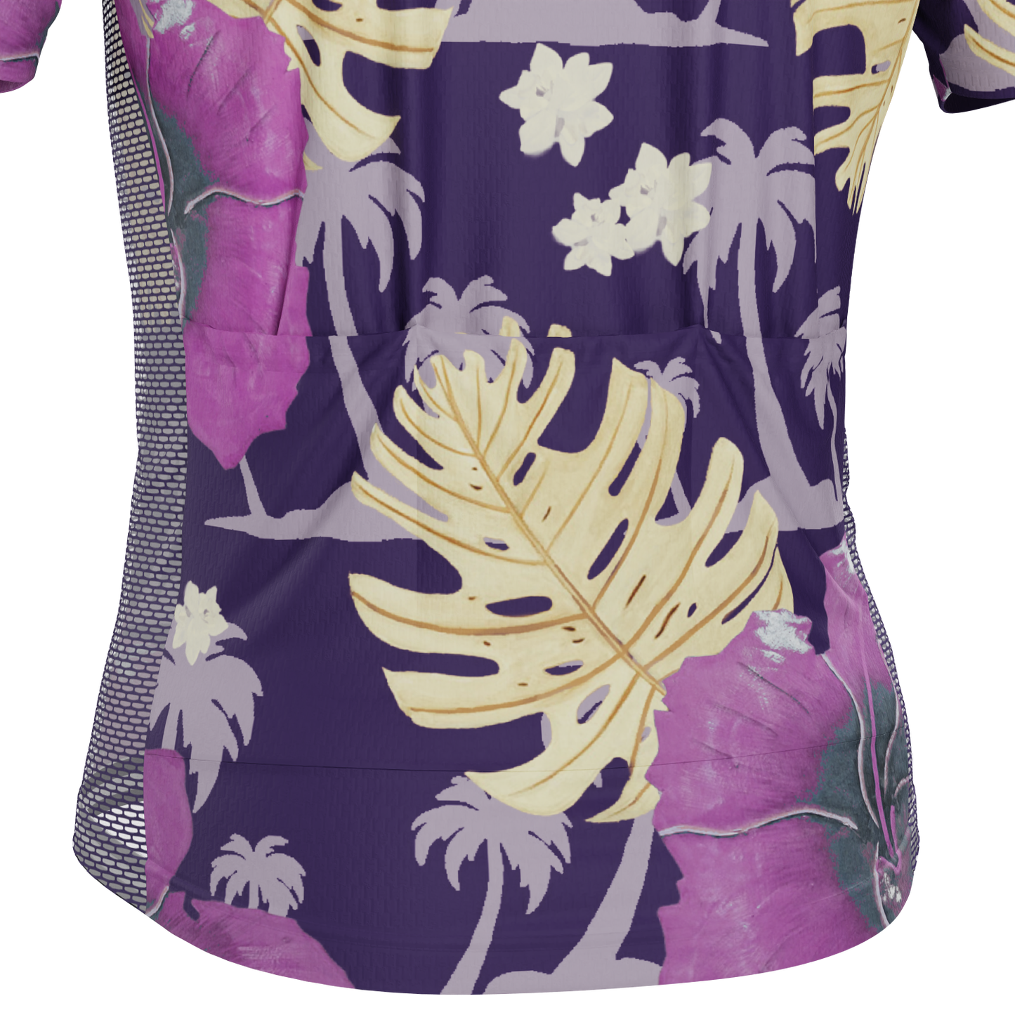 Men's Palmtree Leaves Short Sleeve Cycling Jersey