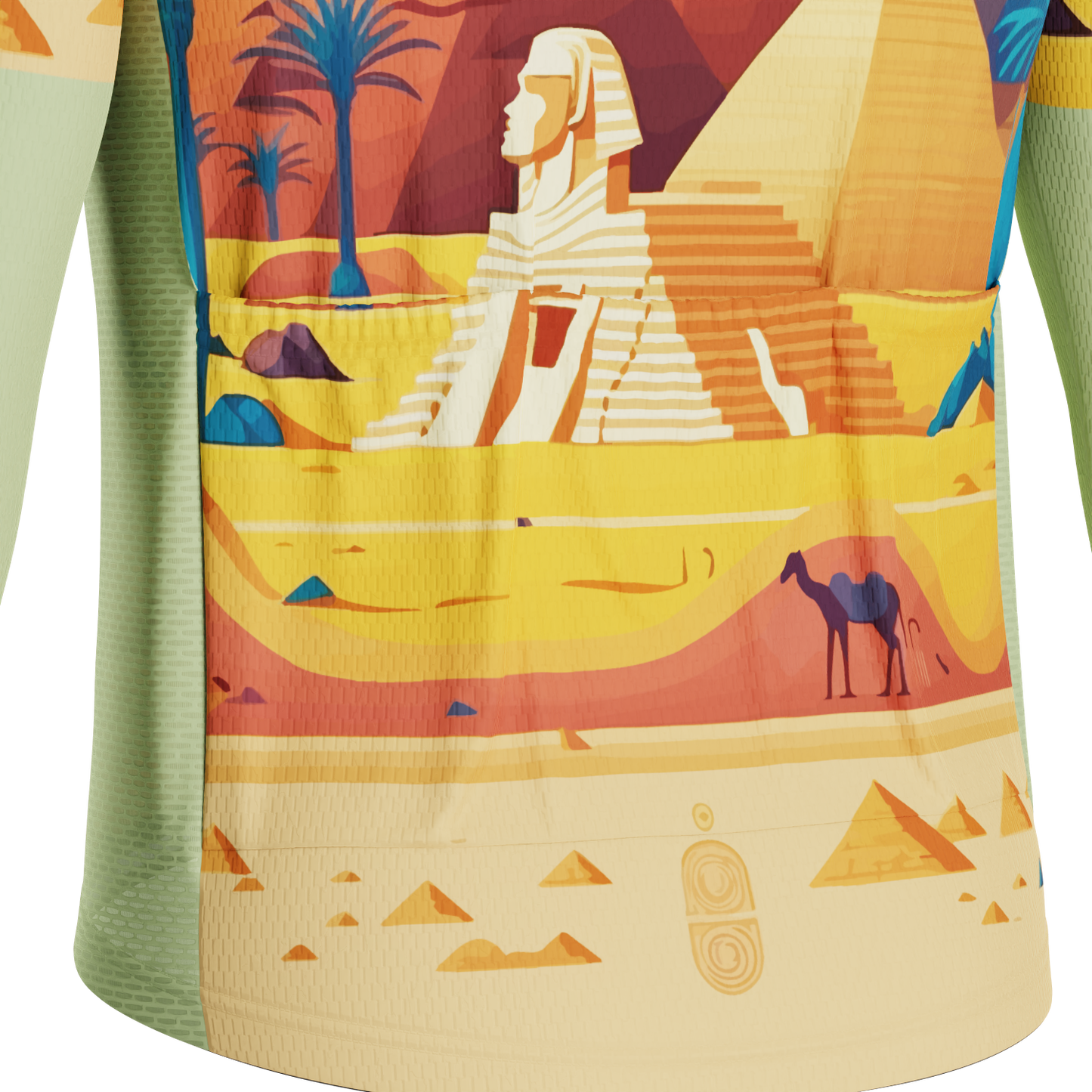 Men's Around The World - Giza Long Sleeve Cycling Jersey