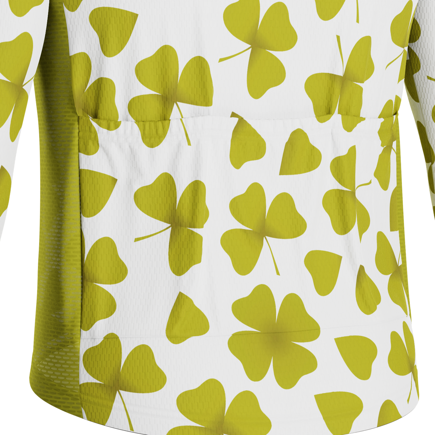 Men's Three Leaf Clover Long Sleeve Cycling Jersey