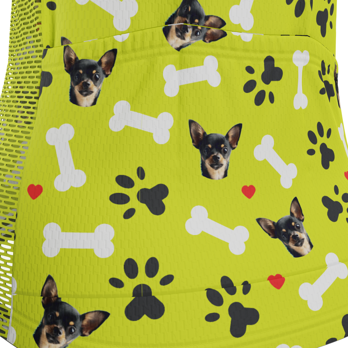 Women's Custom Pet Bones Design Personalized Long Sleeve Cycling Jersey