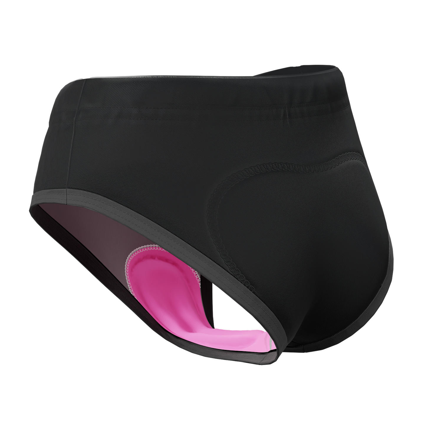 Women's Plain Gel Padded Cycling Underwear-Briefs