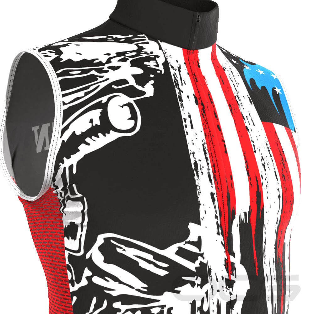 Men's Honor the Fallen Sleeveless Tech Cycling Jersey