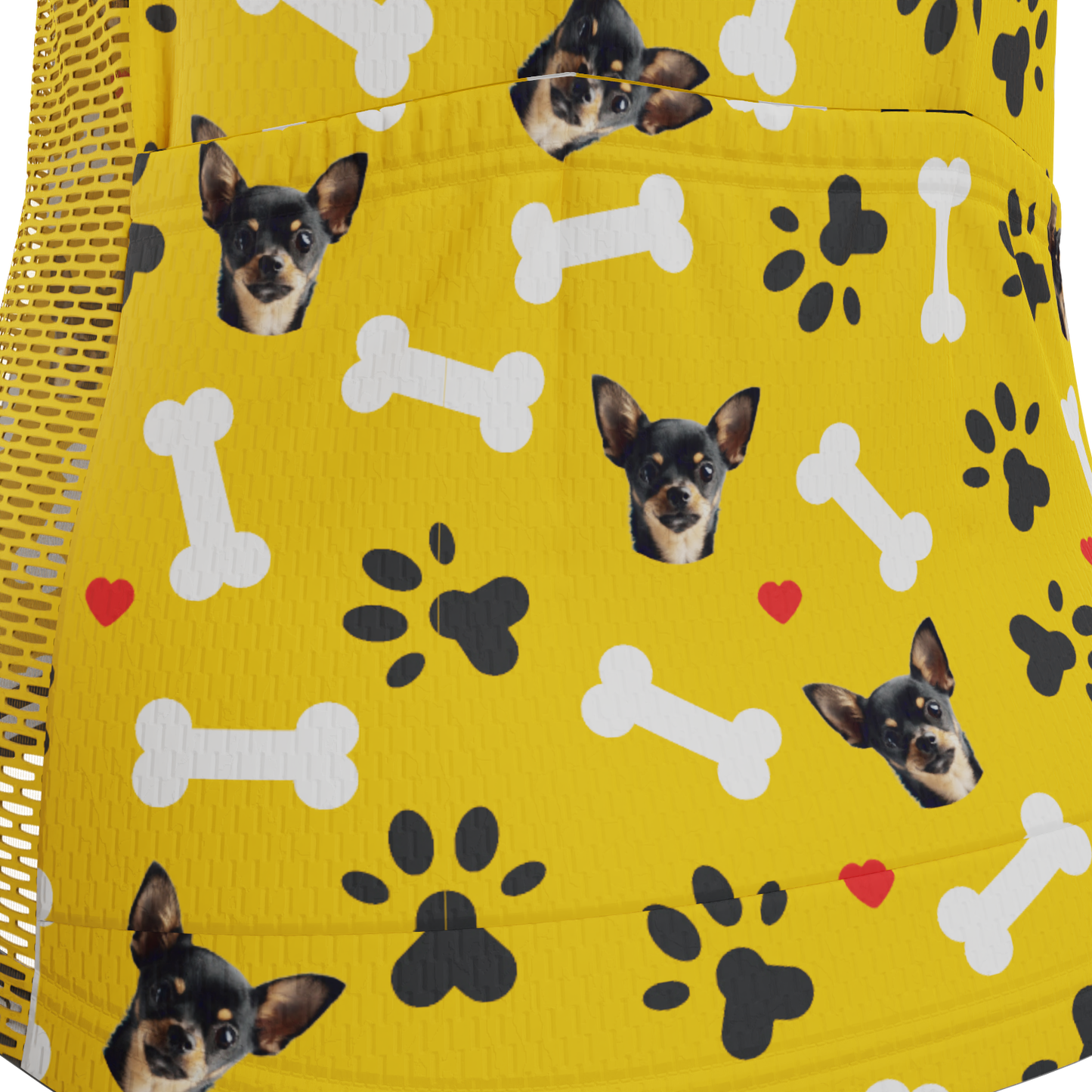 Women's Custom Pet Bones Design Personalized Long Sleeve Cycling Jersey