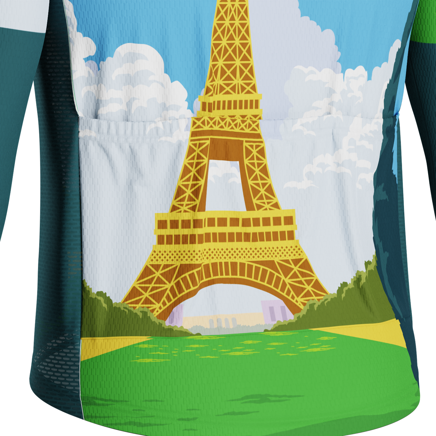 Men's Around The World - Paris Long Sleeve Cycling Jersey