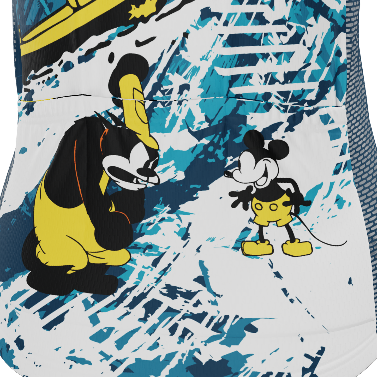 Women's Steamboat Willie in The Sea Short Sleeve Cycling Jersey