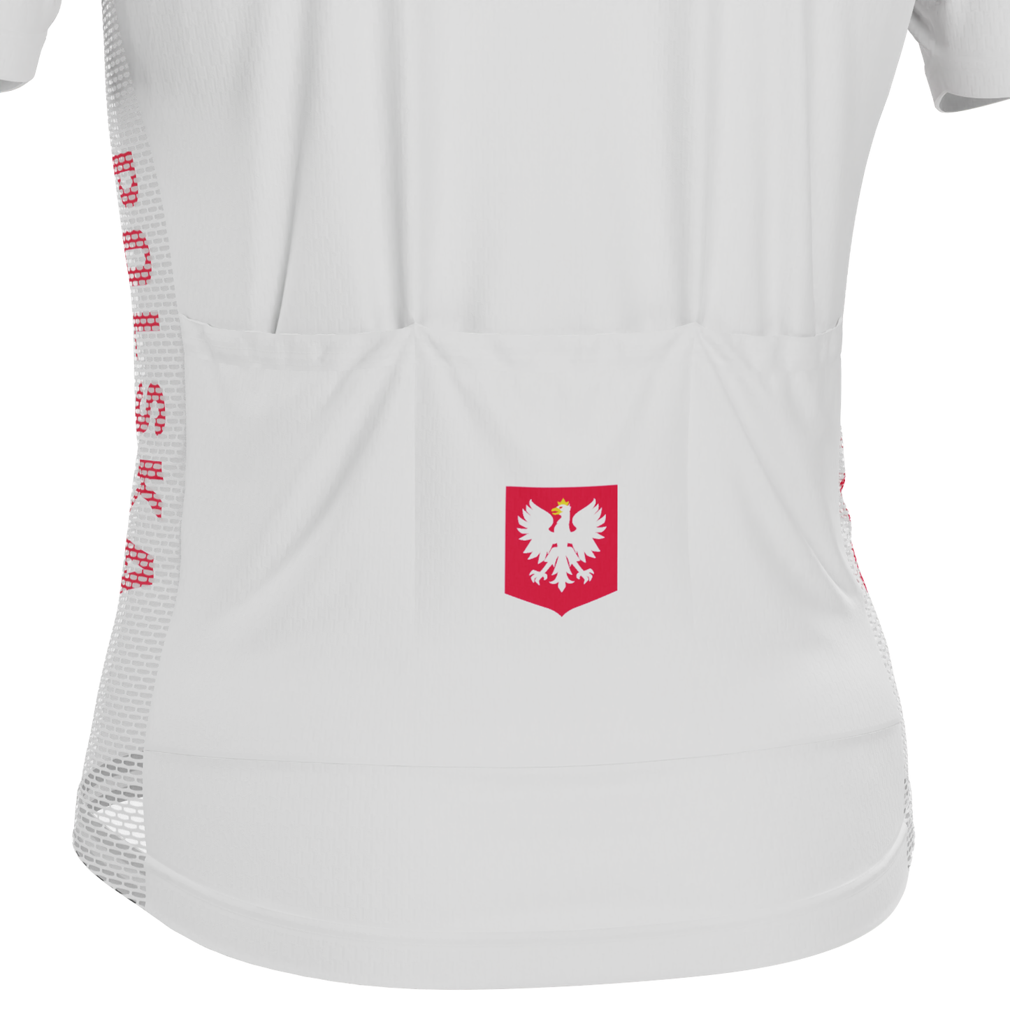 Men's Poland Polska National Flag Short Sleeve Cycling Jersey