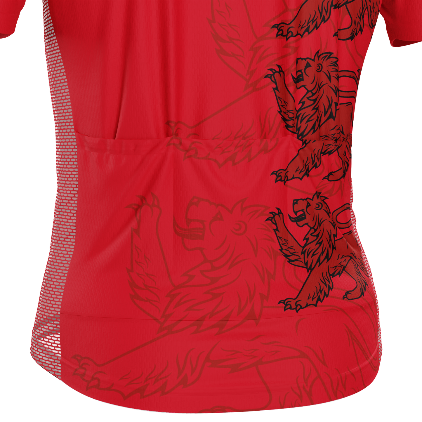 Men's England Three Lions Short Sleeve Cycling Jersey