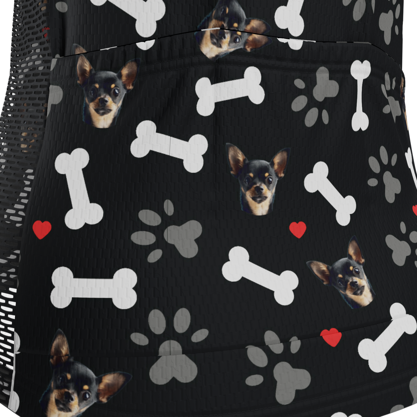 Women's Custom Pet Bones Design Personalized Long Sleeve Cycling Jersey