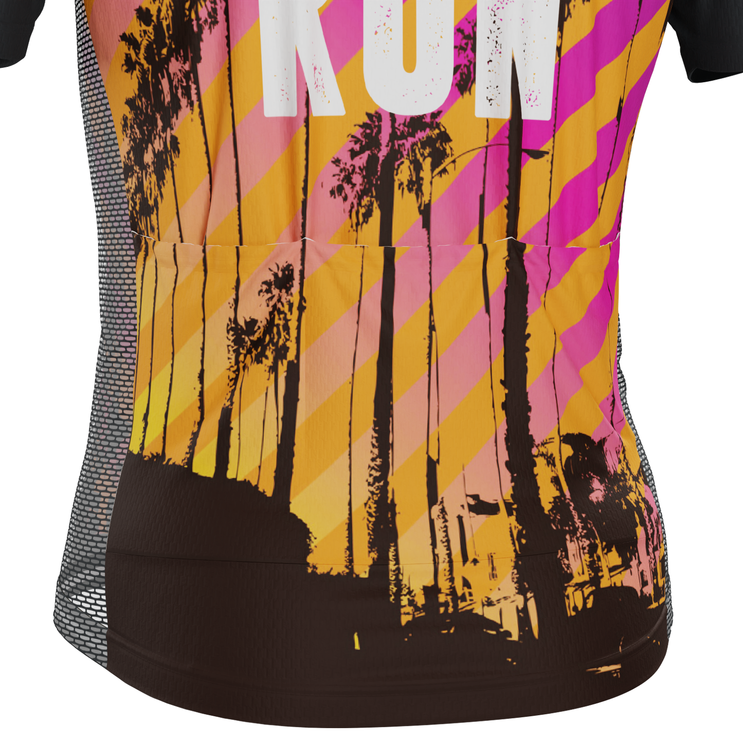 Men's Swim Bike Run Hot Summer Short Sleeve Cycling Jersey