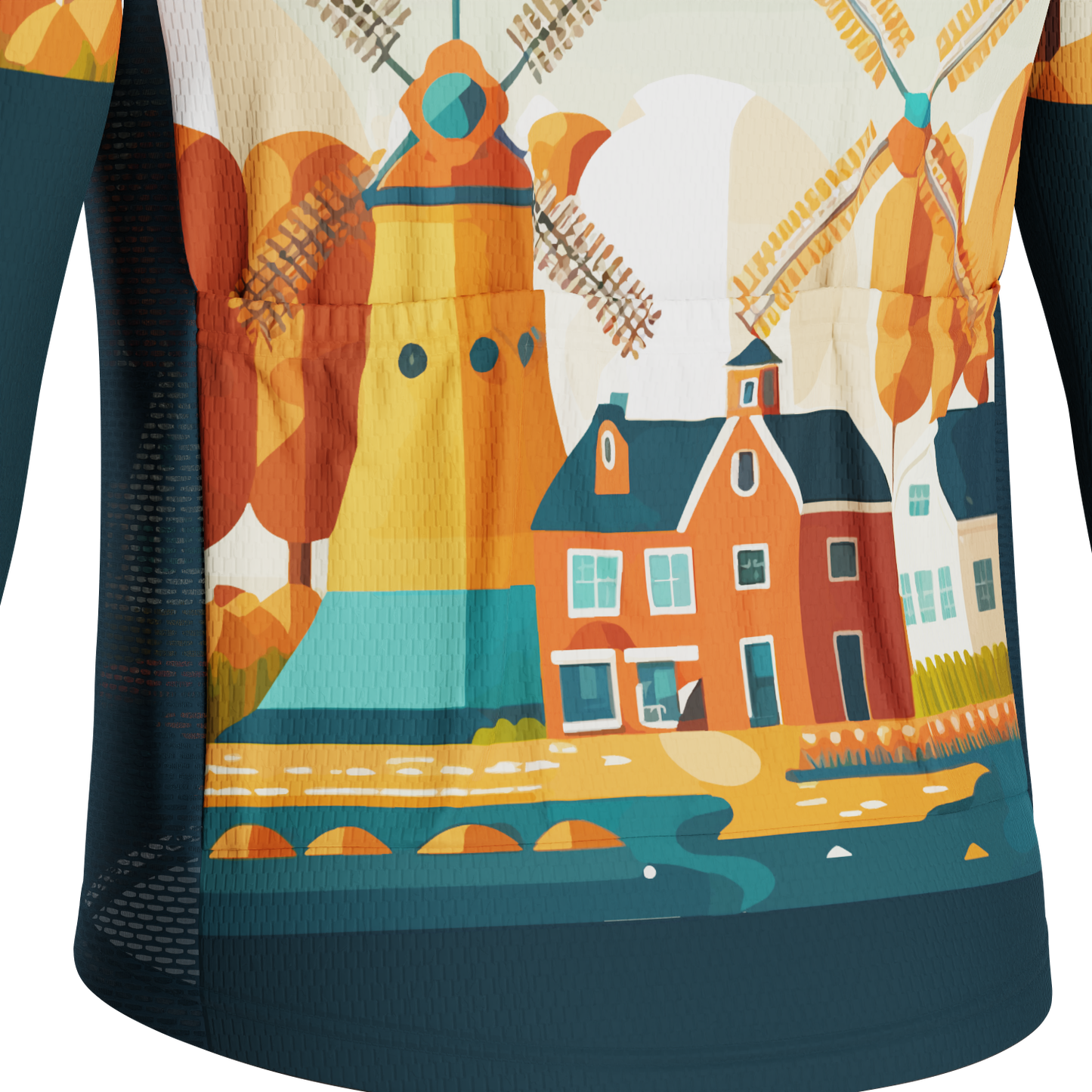 Men's Around The World - Amsterdam Long Sleeve Cycling Jersey