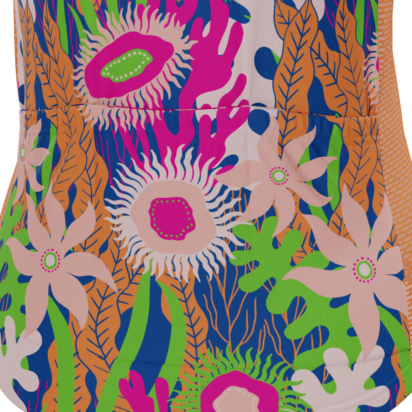 Women's Aquatic Plantlife Short Sleeve Cycling Jersey