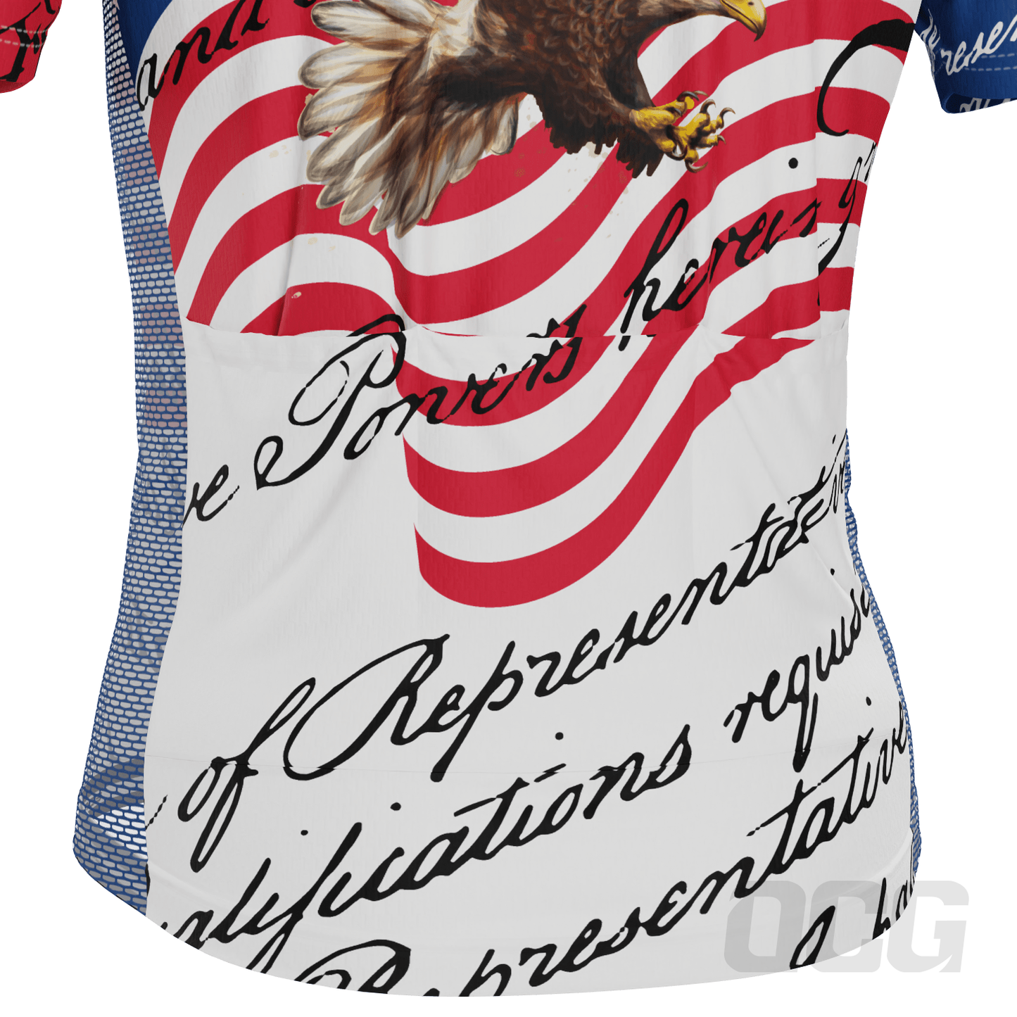 Men's United States Constitution Short Sleeve Cycling Jersey