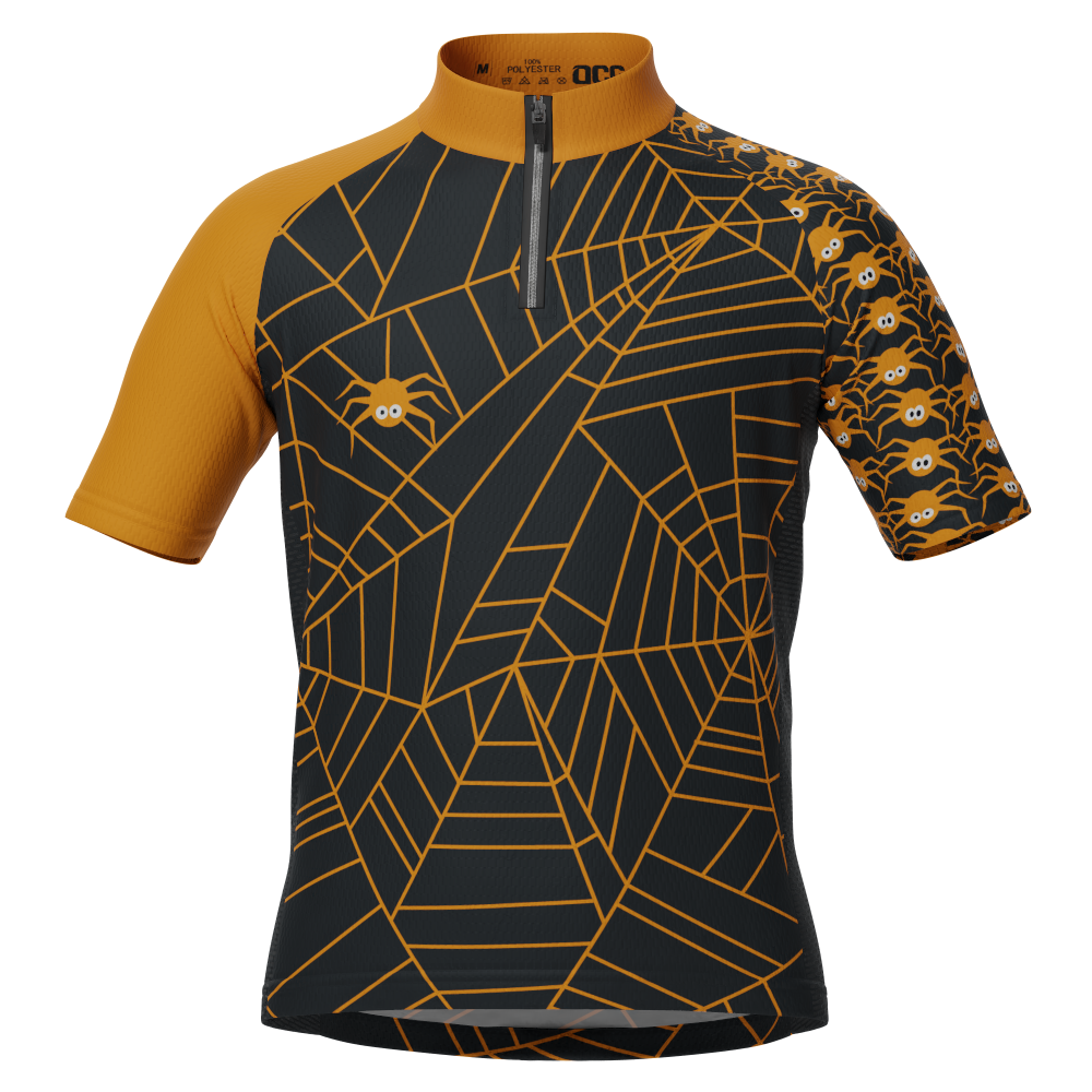 Kid's Spider Monster Short Sleeve Cycling Jersey