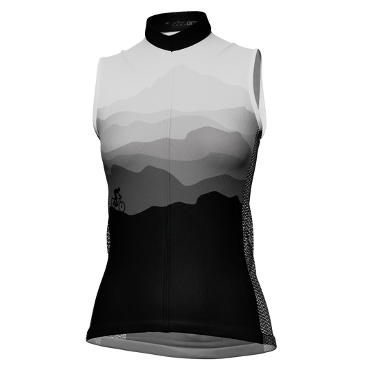Women's Ride Free Sunset Sleeveless Tech Cycling Jersey