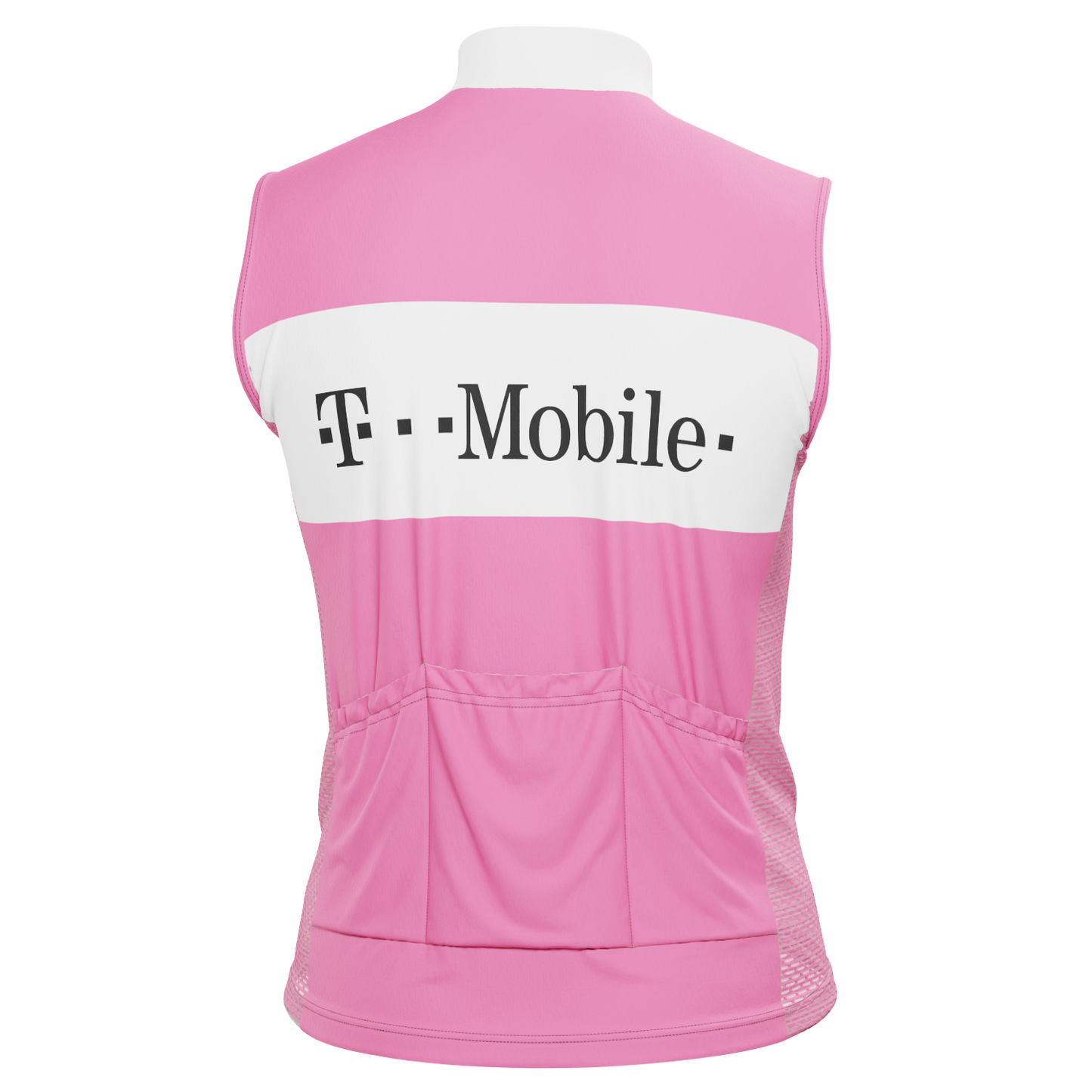 Men's Retro T-Mobile Sleeveless Tech Cycling Jersey