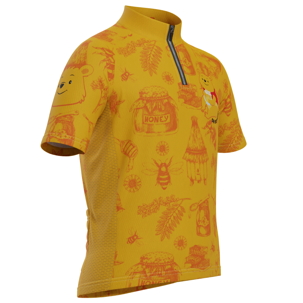 Kid's Winnie The Pooh Oh Bother! Short Sleeve Cycling Jersey