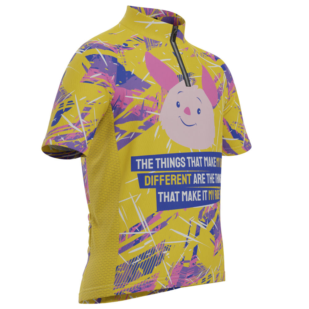 Kid's Piglet's Ride Short Sleeve Cycling Jersey