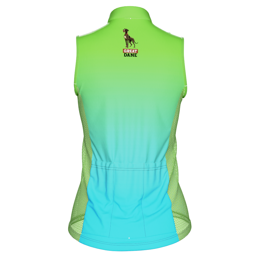 Women's Great Danes Sleeveless Tech Cycling Jersey