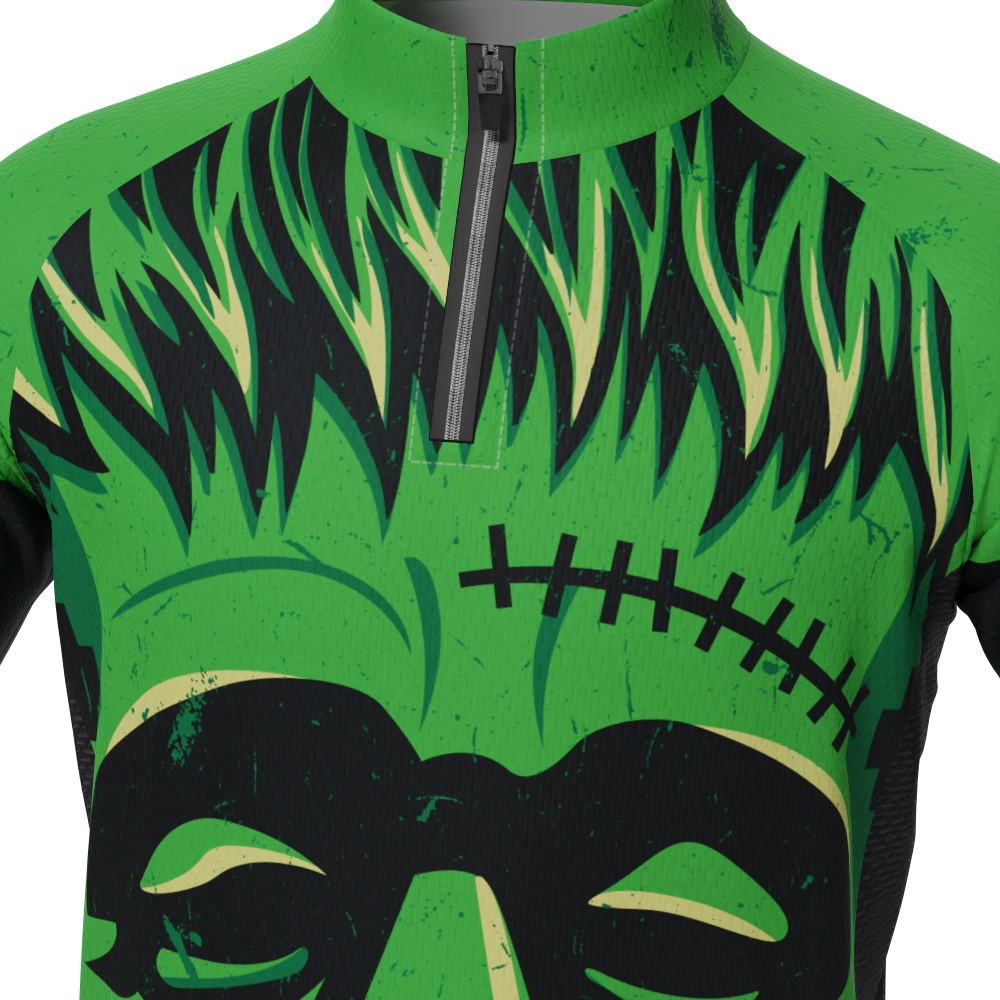 Kid's Frankenstein On Wheels Short Sleeve Cycling Jersey