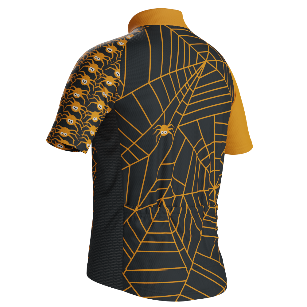 Kid's Spider Monster Short Sleeve Cycling Jersey