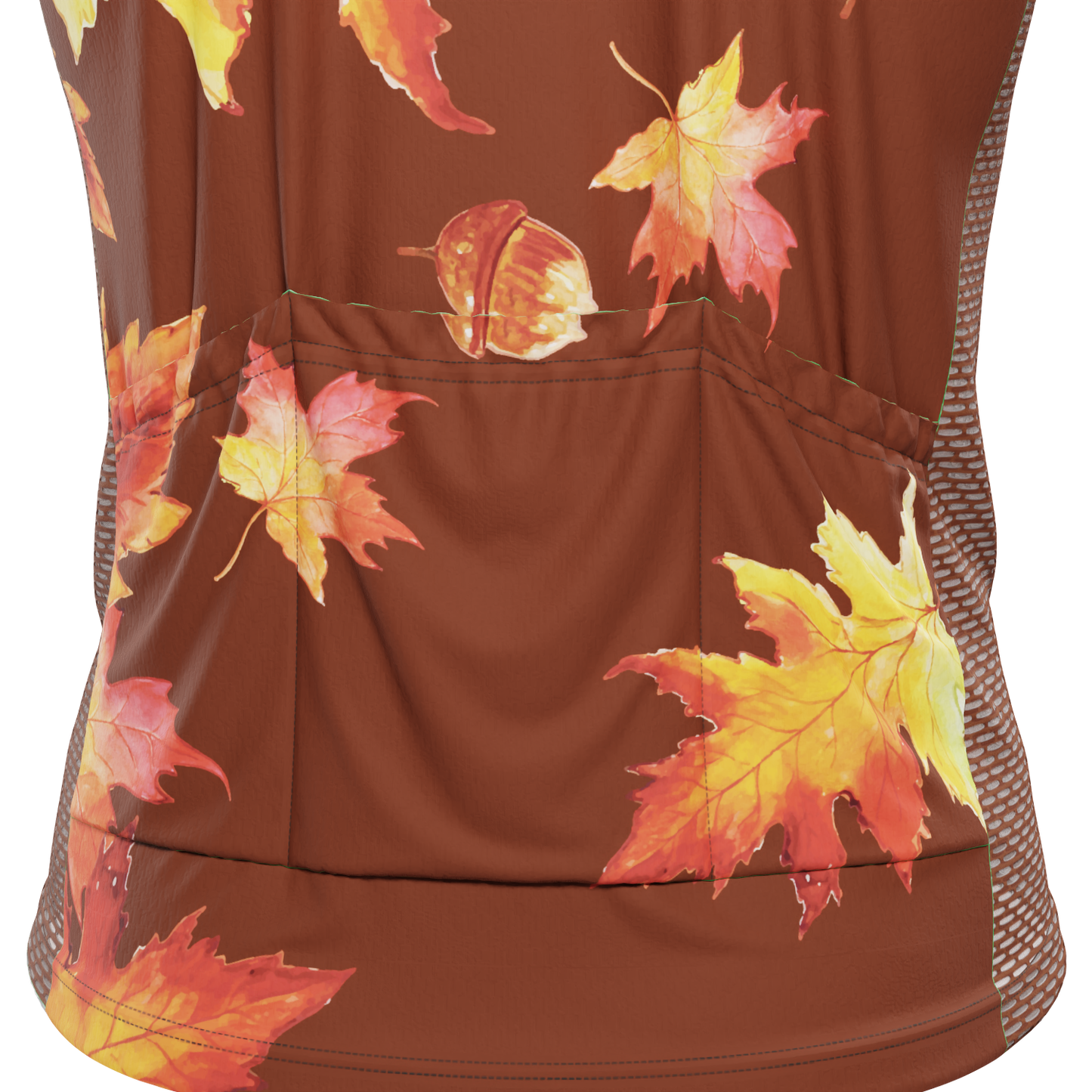 Men's Autumn Acorns Sleeveless Tech Cycling Jersey