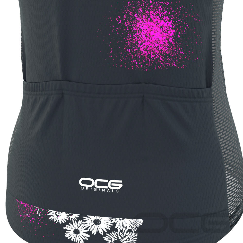 Women's Spread Love Not War Short Sleeve Cycling Jersey