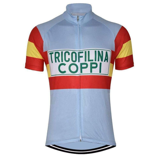1959 Tricofilina Coppi Retro Cycling Jersey - Bahamontes