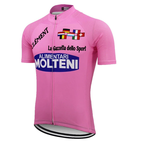 1972 Giro d'Italia Leaders Pink Retro Cycling Jersey - Merckx