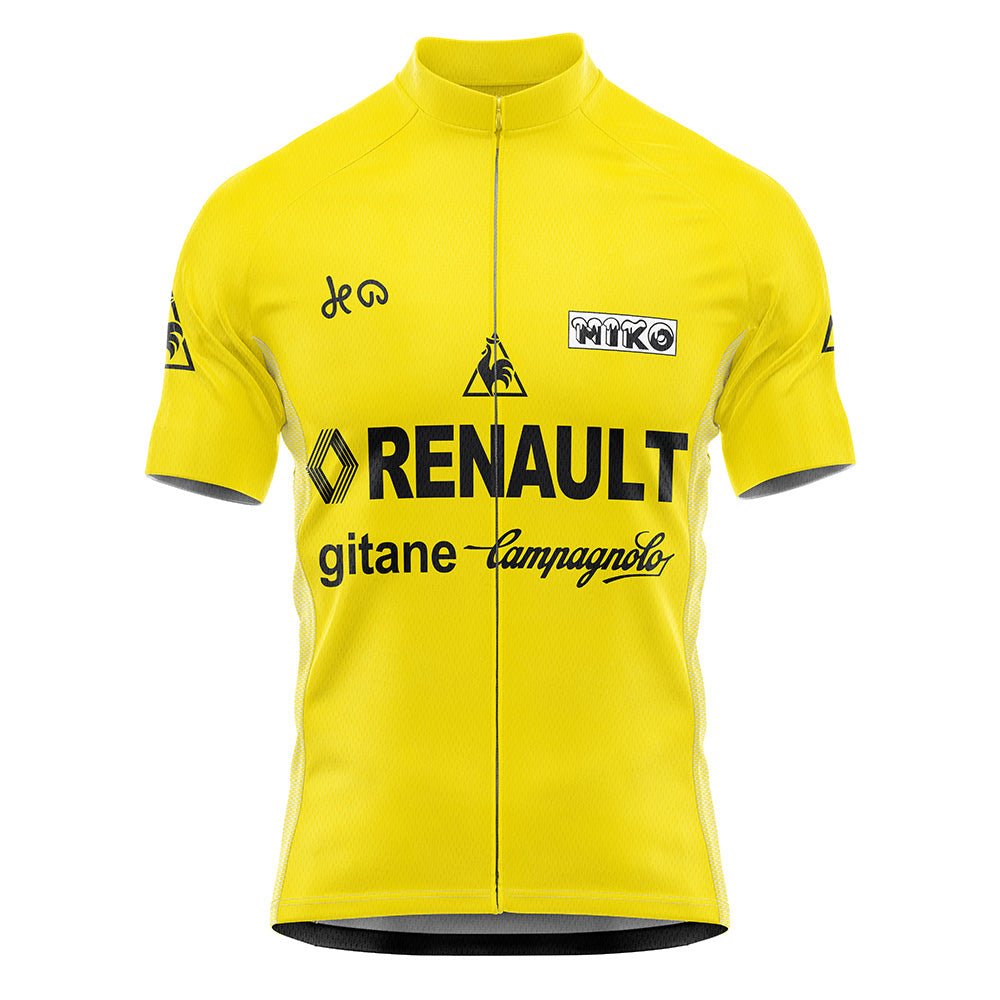 1978 Tour de France Yellow Retro Cycling Jersey