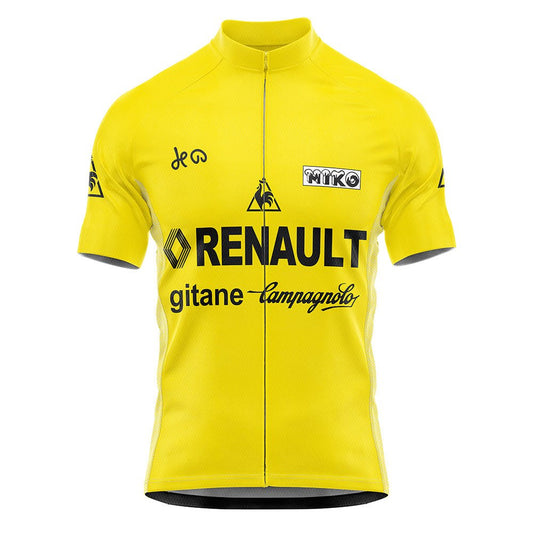 1978 Tour de France Yellow Retro Cycling Jersey