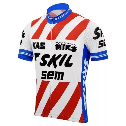 1985 Skil Sem Retro Cycling Jersey - Kelly
