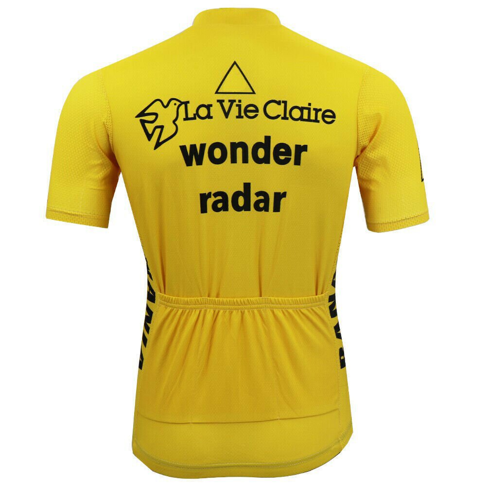 1986 Tour De France Yellow Retro Cycling Jersey - Lemond