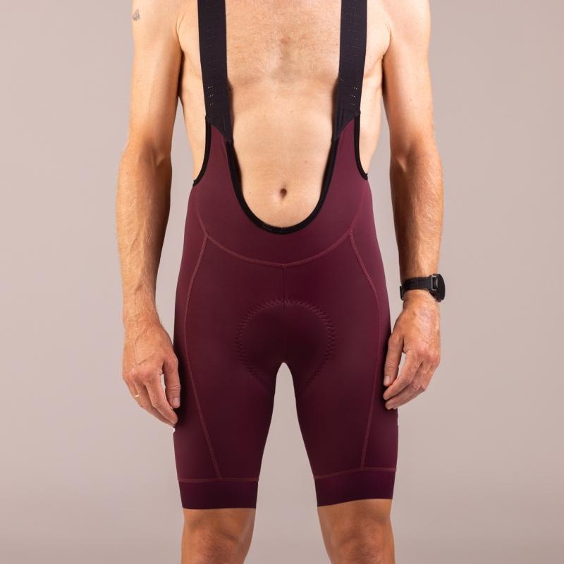 Bib Shorts Burgundy