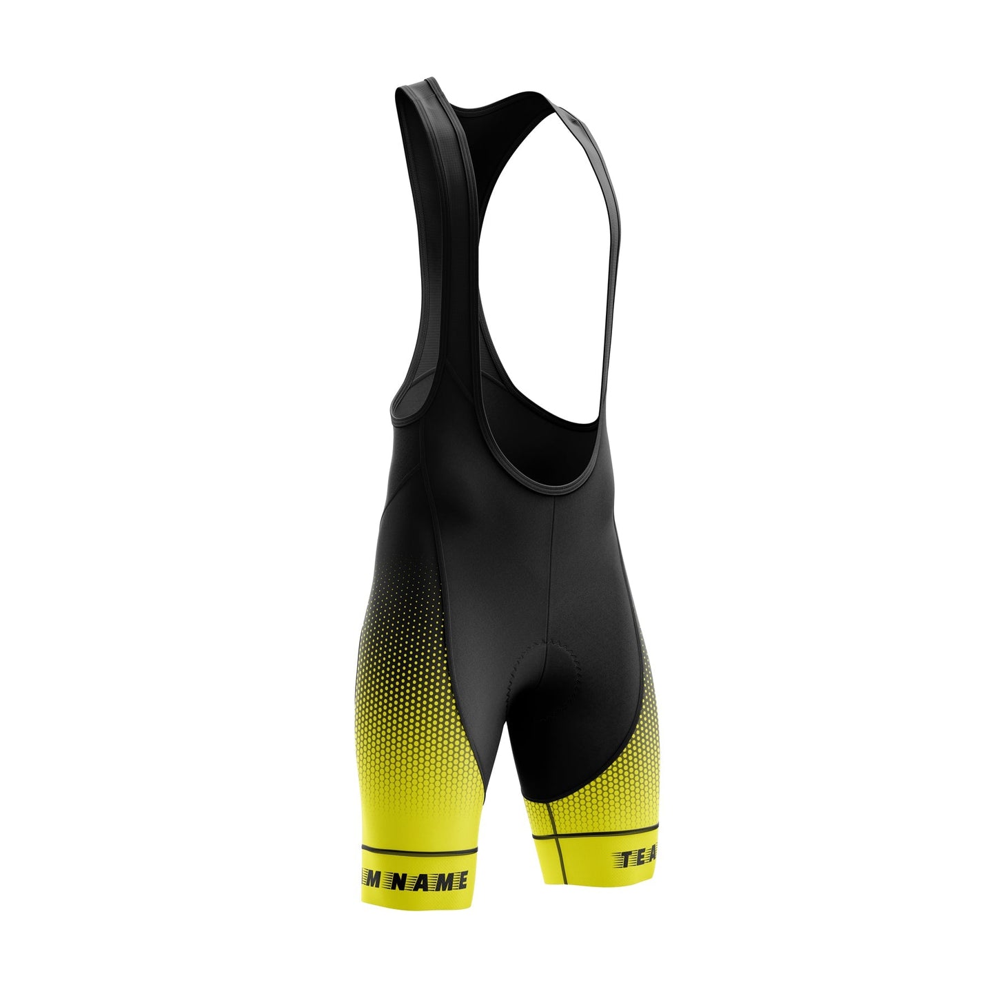 Yellow Custom Team Cycling Jersey and Bibs