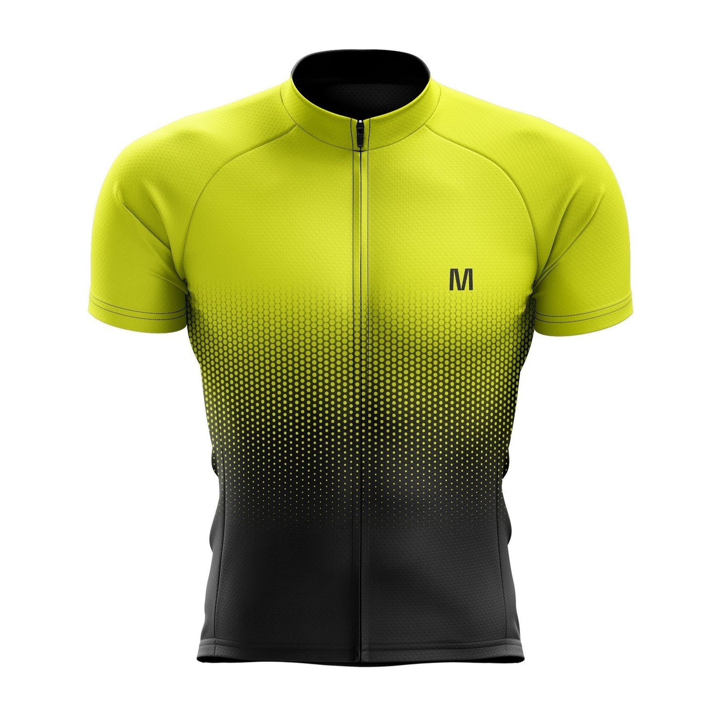 Men's Yellow Gradient Cycling Jersey or Bibs