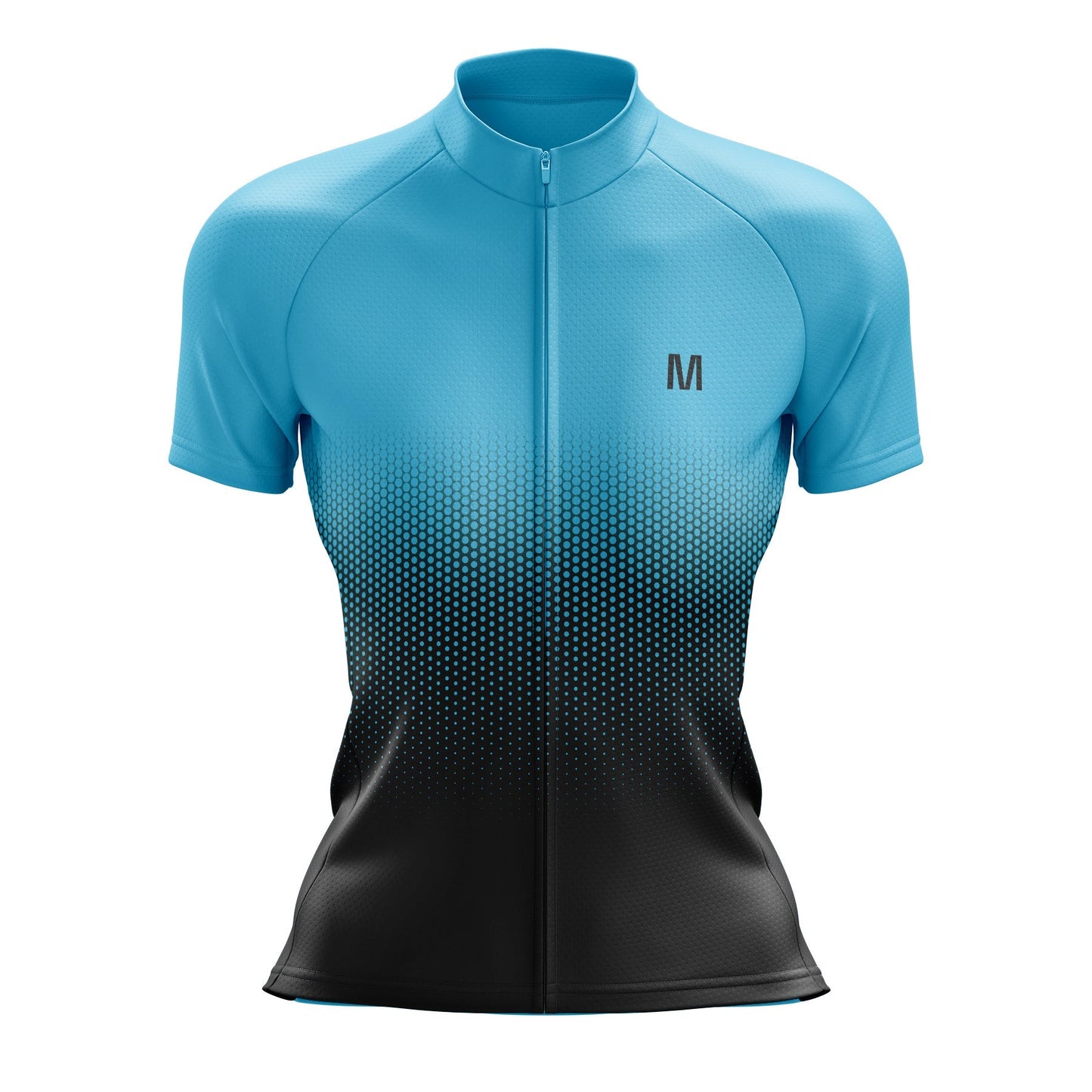 Women's Blue Gradient Cycling Jersey or Shorts