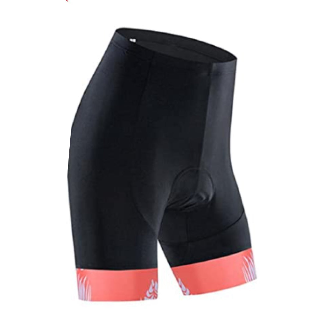 Women's Pink Floral Cycling Jersey or Shorts